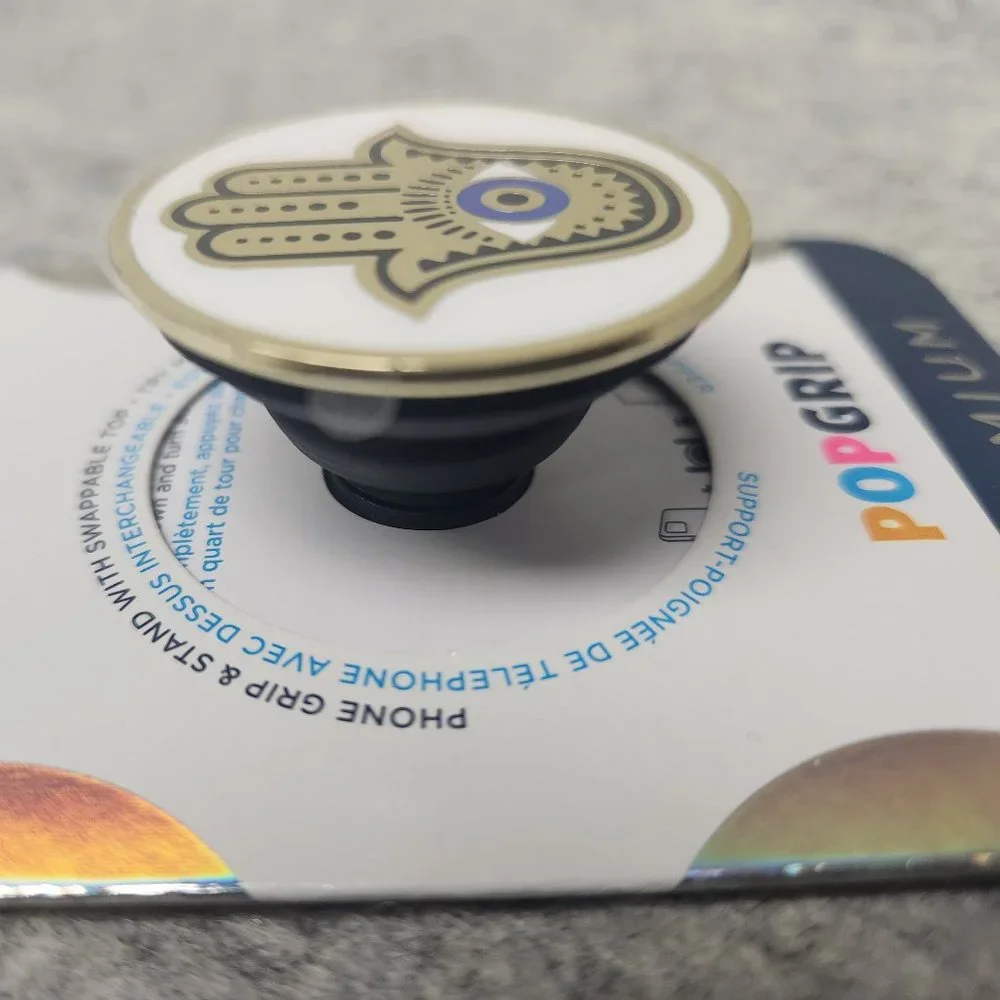 Enamel Hamsa Hand Premium Popsockets Single Grip & Stand Phones Holder